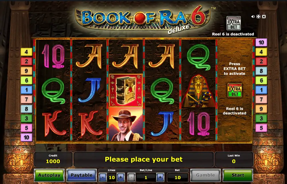 слот book of ra 6 deluxe