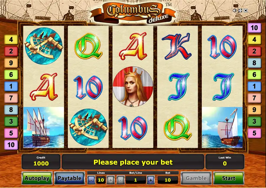 слот columbus deluxe