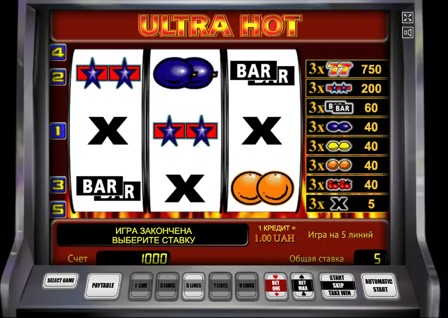 слот ultra hot